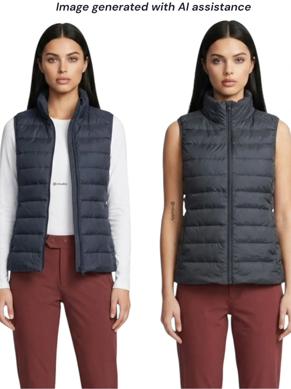Uniqlo M charcoal grey ultra light down vest